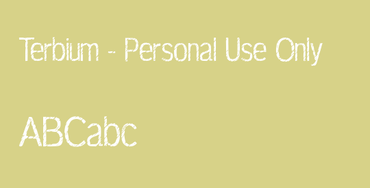 Terbium - Personal Use Only
