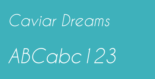 Caviar Dreams