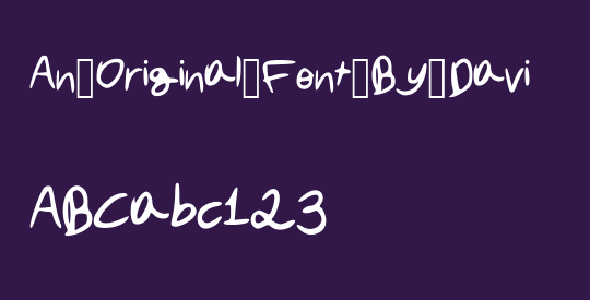 An_Original_Font_By_Davi
