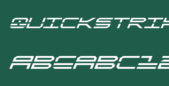 QuickStrike Super-Italic