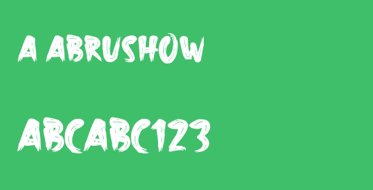 a Abrushow
