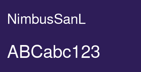 NimbusSanL