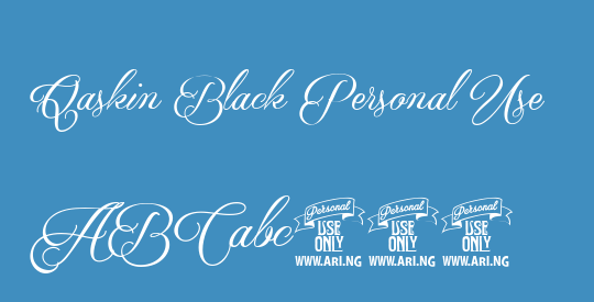 Qaskin Black Personal Use