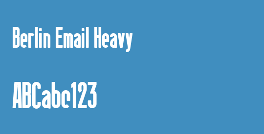 Berlin Email Heavy