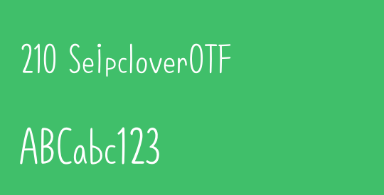 210 SeipcloverOTF