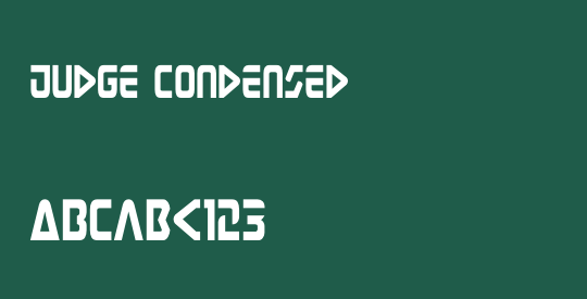 Judge Condensed