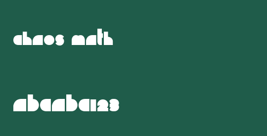 Chaos Math