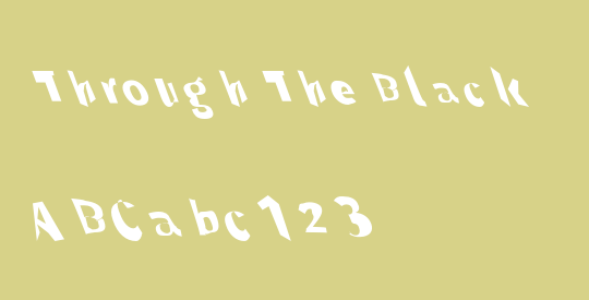 Through The Black