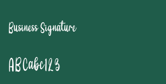 Business Signature