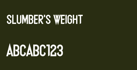 Slumber's Weight