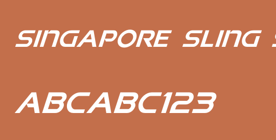 Singapore Sling Super-Italic