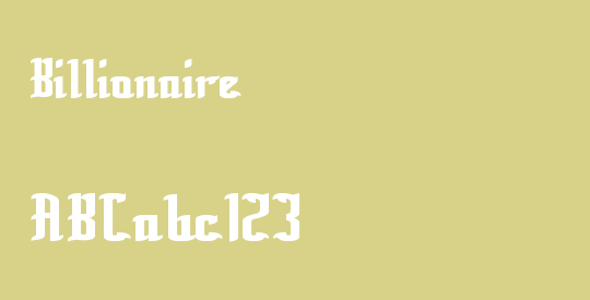 Billionaire