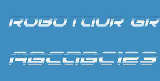 Robotaur Gradient Italic
