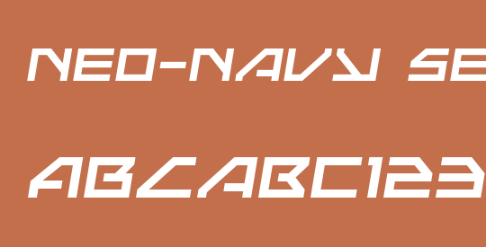 Neo-Navy Semi-Italic