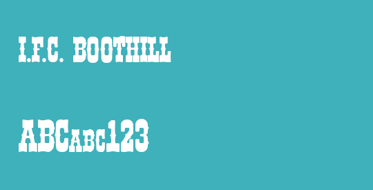 I.F.C. BOOTHILL