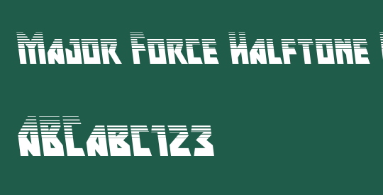 Major Force Halftone Leftalic