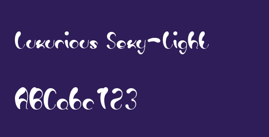 Luxurious Sexy-Light