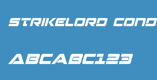 Strikelord Condensed Italic