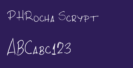 PHRocha Scrypt