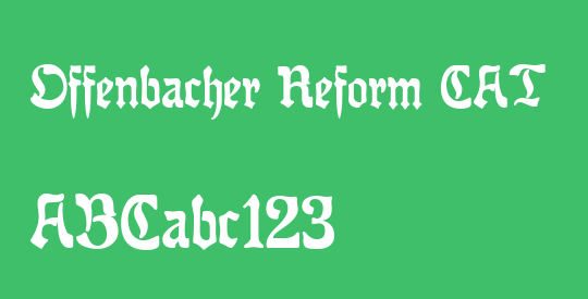 Offenbacher Reform CAT