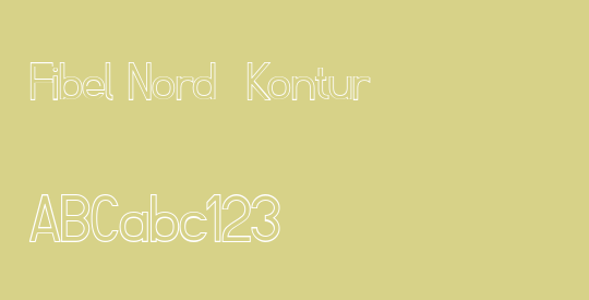 Fibel Nord  Kontur