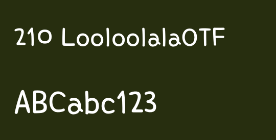 210 LooloolalaOTF