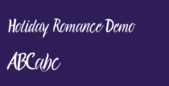 Holiday Romance Demo
