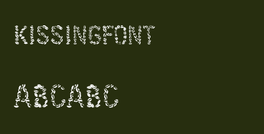 Kissingfont