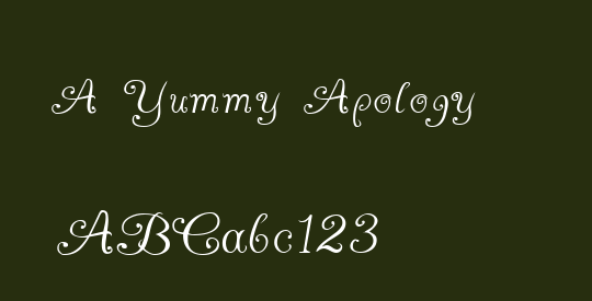 A Yummy Apology