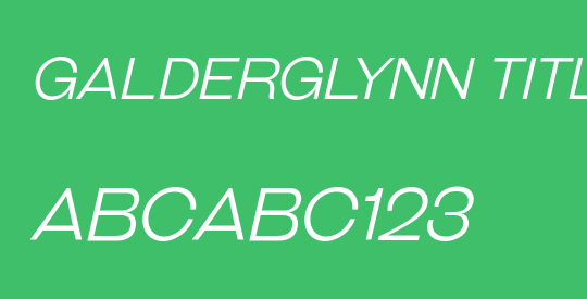 Galderglynn Titling