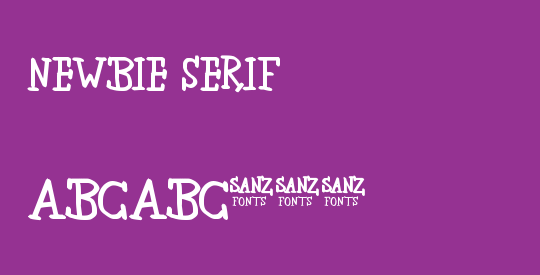 newbie serif