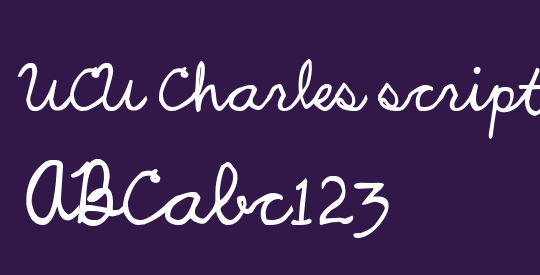 UCU Charles script