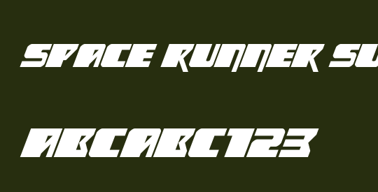 Space Runner Super-Italic