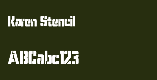 Karen Stencil