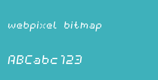 webpixel bitmap