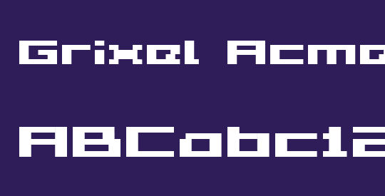 Grixel Acme 5 Wide Bold