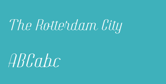 The Rotterdam City
