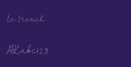 Le French