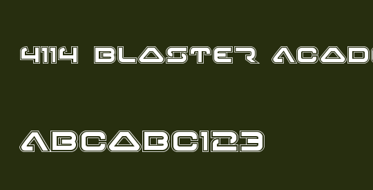 4114 Blaster Academy