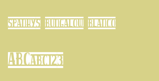 spankys bungalow blanco
