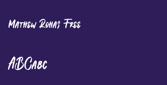 Mathew Rohas Free