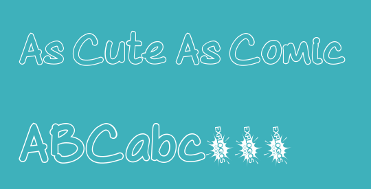 As Cute As Comic