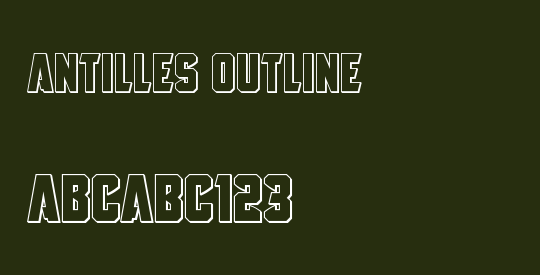 Antilles Outline