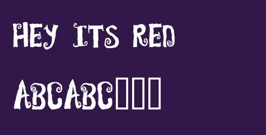 Hey Its Red