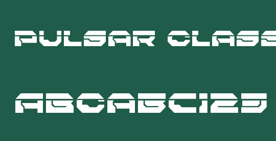 Pulsar Class Solid Laser