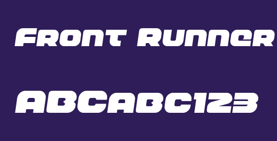 Front Runner Semi-Italic