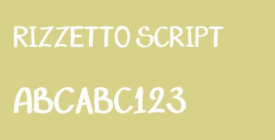 Rizzetto Script