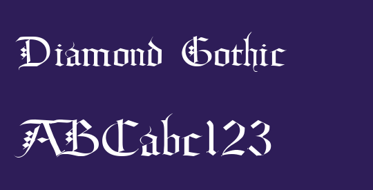 Diamond Gothic
