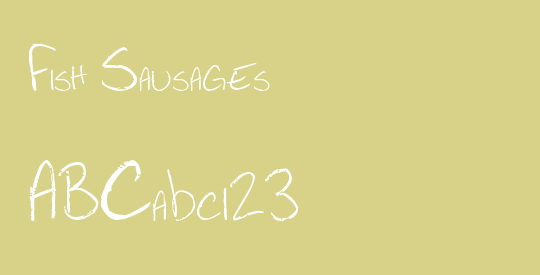 Fish Sausages