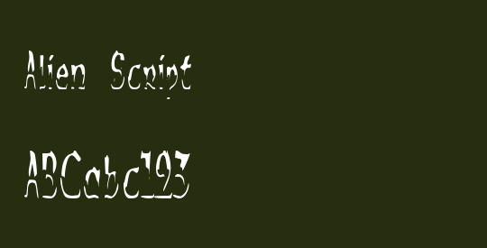 Alien Script